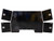 85x55x48 Inch Black Steel L-Pack Backpack Truck Box - 8.5 Inch Offset