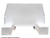 85x55x48 Inch White Steel L-Pack Backpack Truck Box - 16.35 Inch Offset