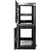 59x24x85 Inch Flat Floor Black Steel Backpack Truck Box With Stainless Steel Doors