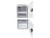 59x24x85 Inch Flat Floor White Steel Backpack Truck Box