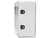 White Steel Straight Side Backpack Truck Box with Adjustable Shelving