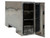 57x24x96 Inch Straight Side Diamond Tread Aluminum Backpack Truck Tool Box - 9x42 Inch Offset Floor