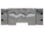 57x24x96 Inch Straight Side Diamond Tread Aluminum Backpack Truck Tool Box - 9x42 Inch Offset Floor