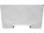 57x24x96 Inch Straight Side White Steel Backpack Truck Tool Box - 11.26 Inch Offset Floor
