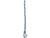 3/8x35 Inch Class 4 Trailer Safety Chain With 1-Clevis Style Slip Hook-43 Proof
