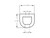 Extruded Rubber D-Shaped Bumper with 2 Holes - 2-1/8 x 1-7/8 x 6 Inch Long