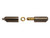 Steel Weld-On Bullet Hinge with Brass Pin/Bushing/Grease Fitting .98 x 5.91 Inch