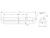 Steel Weld-On Bullet Hinge with Steel Pin and Brass Bushing - 1.46 x 10.24 Inch