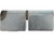 Steel Weld-On Butt Hinge with 1/2 Stainless Pin - 1.25 x 4 Inch-Zinc Plated-LH