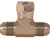 Swivel Nut Branch Tee 1/2 Inch Tube O.D.