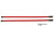 3/4 x 48 Inch Fluorescent Orange Bolt-On Bumper Marker Sight Rods with Hardware