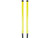1-5/16 x 24 Inch Fluorescent Yellow Oversized Bumper Marker Sight Rods