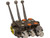 3 Spool Directional Control Valve 4-Way Spring Center/4-Way Spring Center/4-Way