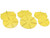 SAM Universal Yellow Poly Replacement Spinner 20 Inch Diameter Straight