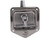 Stainless Triple Point T-Handle Latch with Mounting Holes and Rods