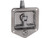 Stainless Triple Point T-Handle Latch with Mounting Holes and Rods