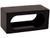 Single Oval Both Front And Back Light Box Black Powder Coated Steel