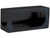 Single Oval Both Front And Back Light Box Black Powder Coated Steel