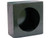 Single Round Light Box Black Powder Coated Steel With Side Light