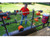3-Position Channel Style Lockable Trimmer Rack for Open Landscape Trailers
