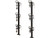 4-Position Channel Style Lockable Trimmer Rack for Open Landscape Trailers