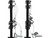 2 Position Channel-Style Lockable Trimmer Rack for Open Landscape Trailers