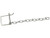 1/4 Inch Saftey Pin with 8 Inch Chain