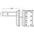 2 Inch Pintle Hitch Mount - 3 Position, 9 Inch Shank