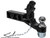10 Ton Combination Hitch - 2-1/2 Inch Receiver, 2 Inch Ball