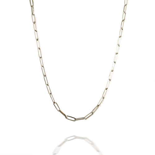 Classic 20 Inch Paperclip Necklace