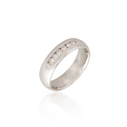 Classic Seven Stone Wedding Band