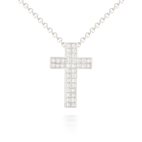 Philippians 4:13 Cross Shield Necklace, Christian Bible Verse, Thick C –  North Arrow Shop