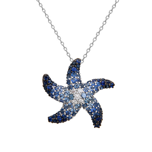Bassali Sapphire Starfish Pendant