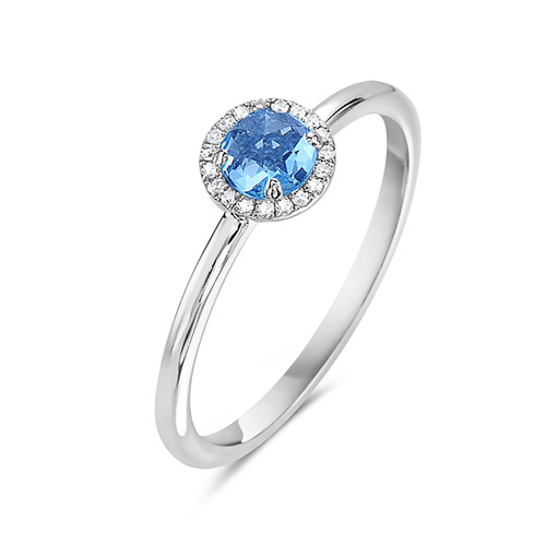 Bassali Blue Topaz Ring