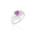 Intricate Pink Sapphire and Diamond Ring