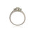 Petite Three Stone Round Lucida-Style Engagement Ring