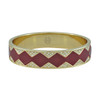 House of Harlow 1960 Cranberry Sunburst Bangle