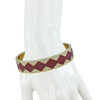 House of Harlow 1960 Cranberry Sunburst Bangle