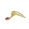 LeiVanKash Swan Pink Gem Midi Ring