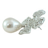 Kenneth Jay Lane Large Bow Pearl Drops