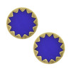 House of Harlow 1960 Cobalt Starburst Button Earrings