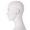 MFP Crystal Pearl Gold Ear Cuff Set