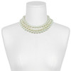 Kenneth Jay Lane Triple Row Pearl Necklace