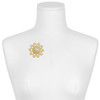 Kenneth Jay Lane Gold Pearl Flower Pin