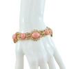 Ciner Blush Cabochon Bracelet