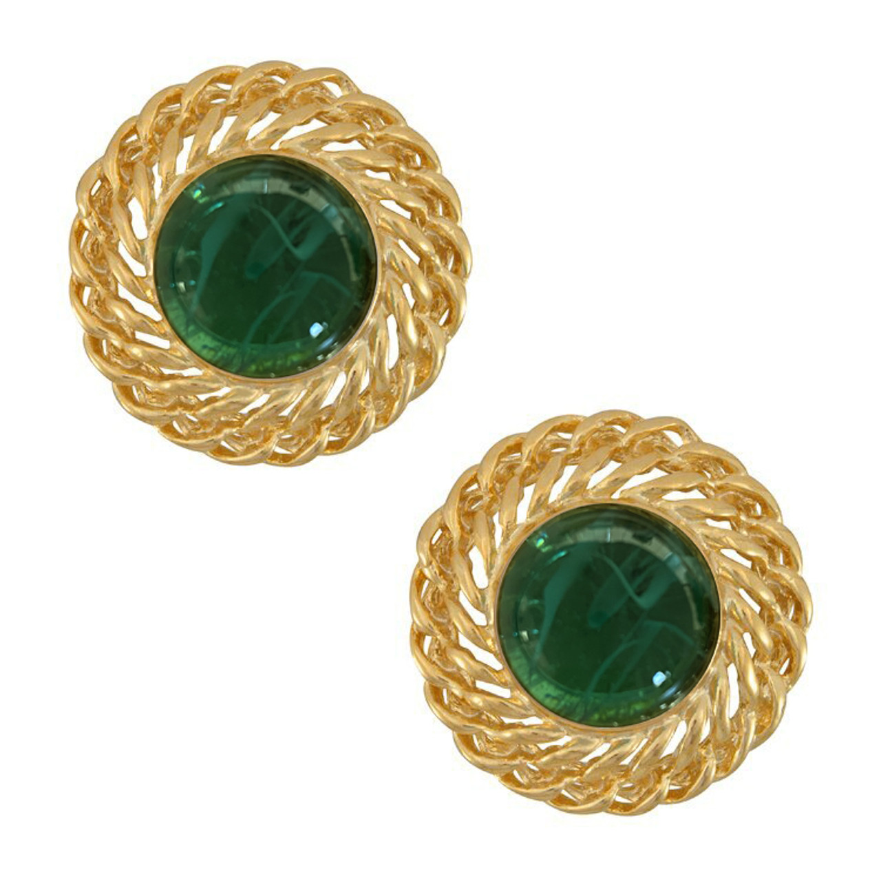 Gorgeous 1960s Kenneth Jay Lane (K.J.L.) Earrings - Ruby Lane