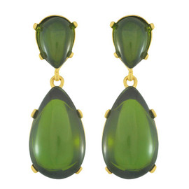 Kenneth Jay Lane Green Drop Earrings Kenneth Jay Lane Green Drop Earrings