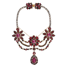 Erickson Beamon Queen Bee Fuchsia Necklace