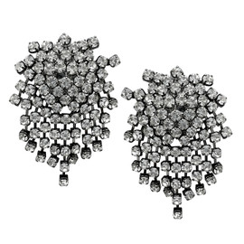 Kenneth jay lane store crystal waterfall earrings