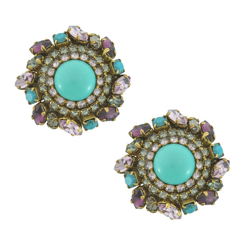 Erickson Beamon Turquoise Earrings